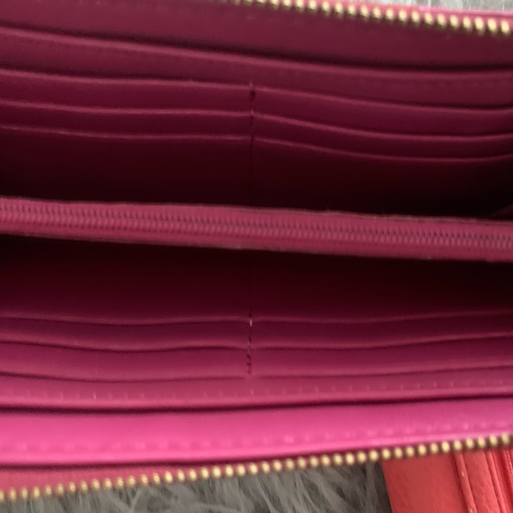 Fossil Wallet Pink Multicolor Large Wallet And Go… - image 3